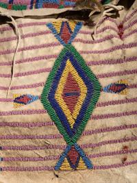 Yankton Sioux Beaded Hide Possible Bag