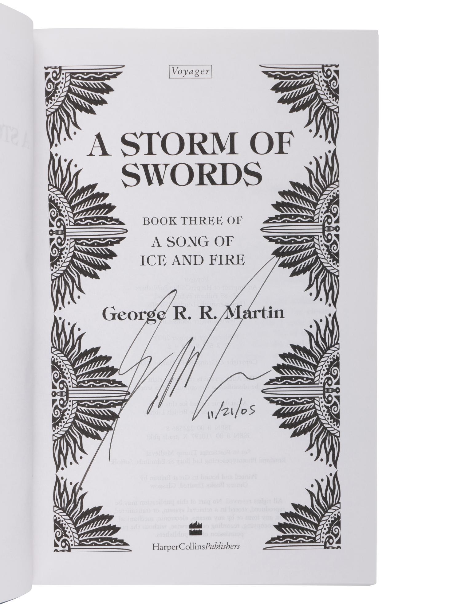 MARTIN, George R. R. A Clash of Kings . New York: Bantam Books, 1999.