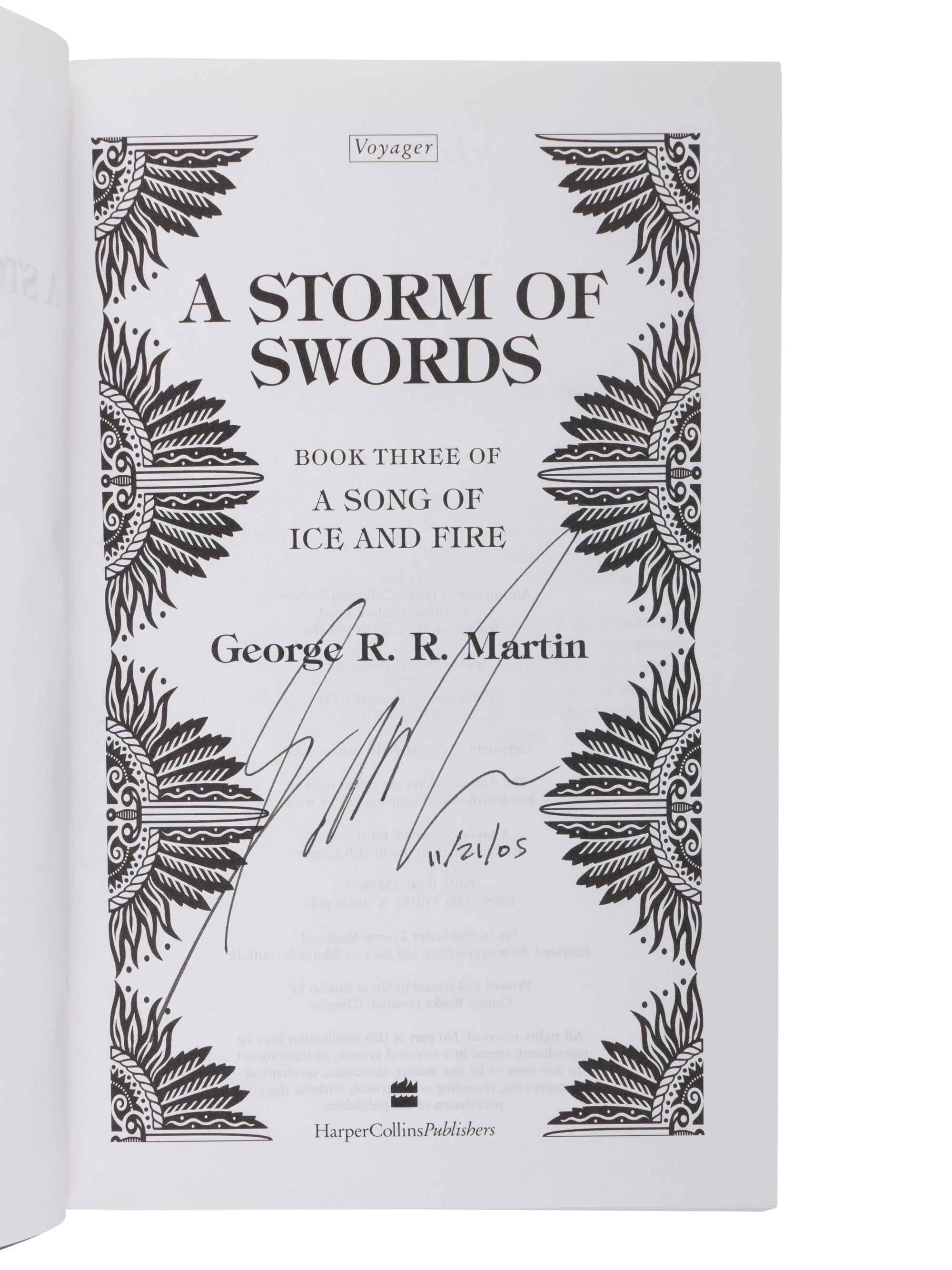 MARTIN, George R. R. A Clash of Kings . New York: Bantam Books, 1999.