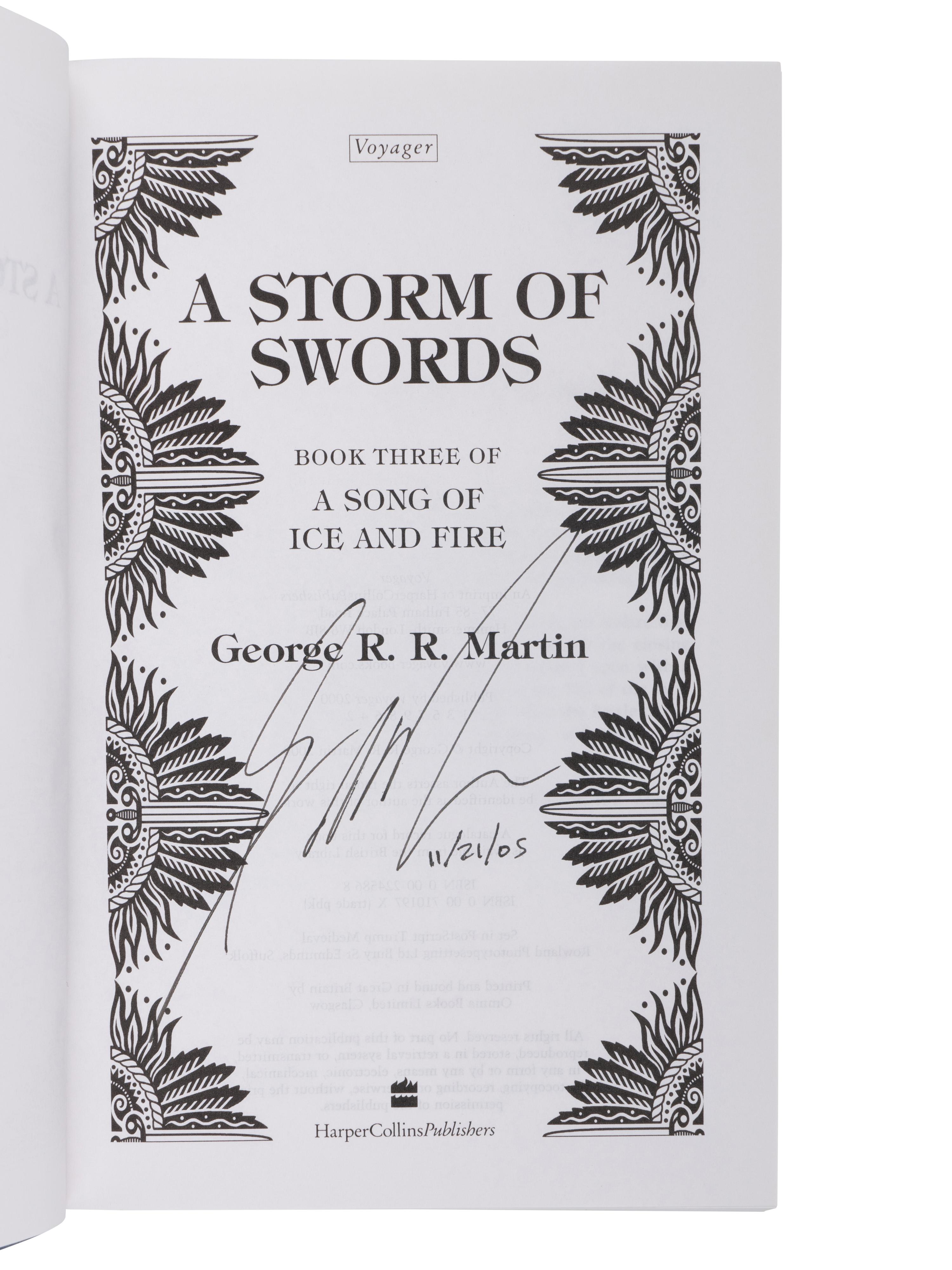 MARTIN, George R. R. A Clash of Kings . New York: Bantam Books, 1999.