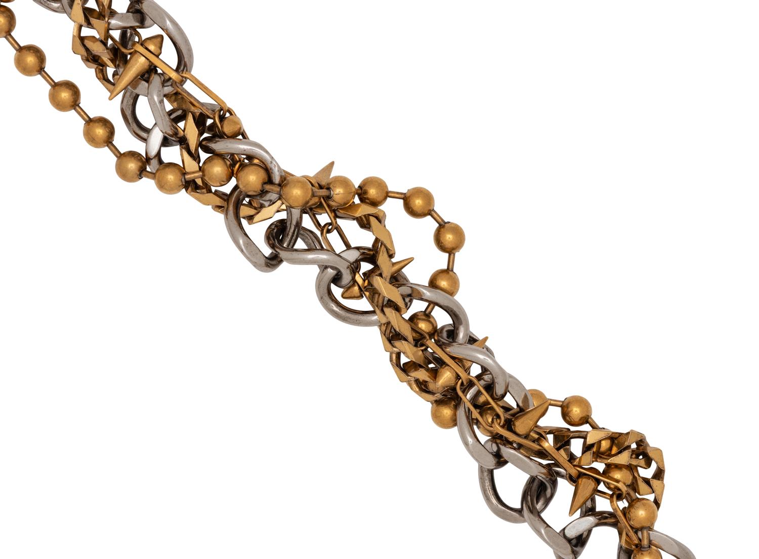 Balenciaga, Layered Multi-Chain Necklace
