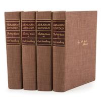 Abraham Lincoln: The War Years , Carl Sandburg, Signed Limited Edition in Four Volumes