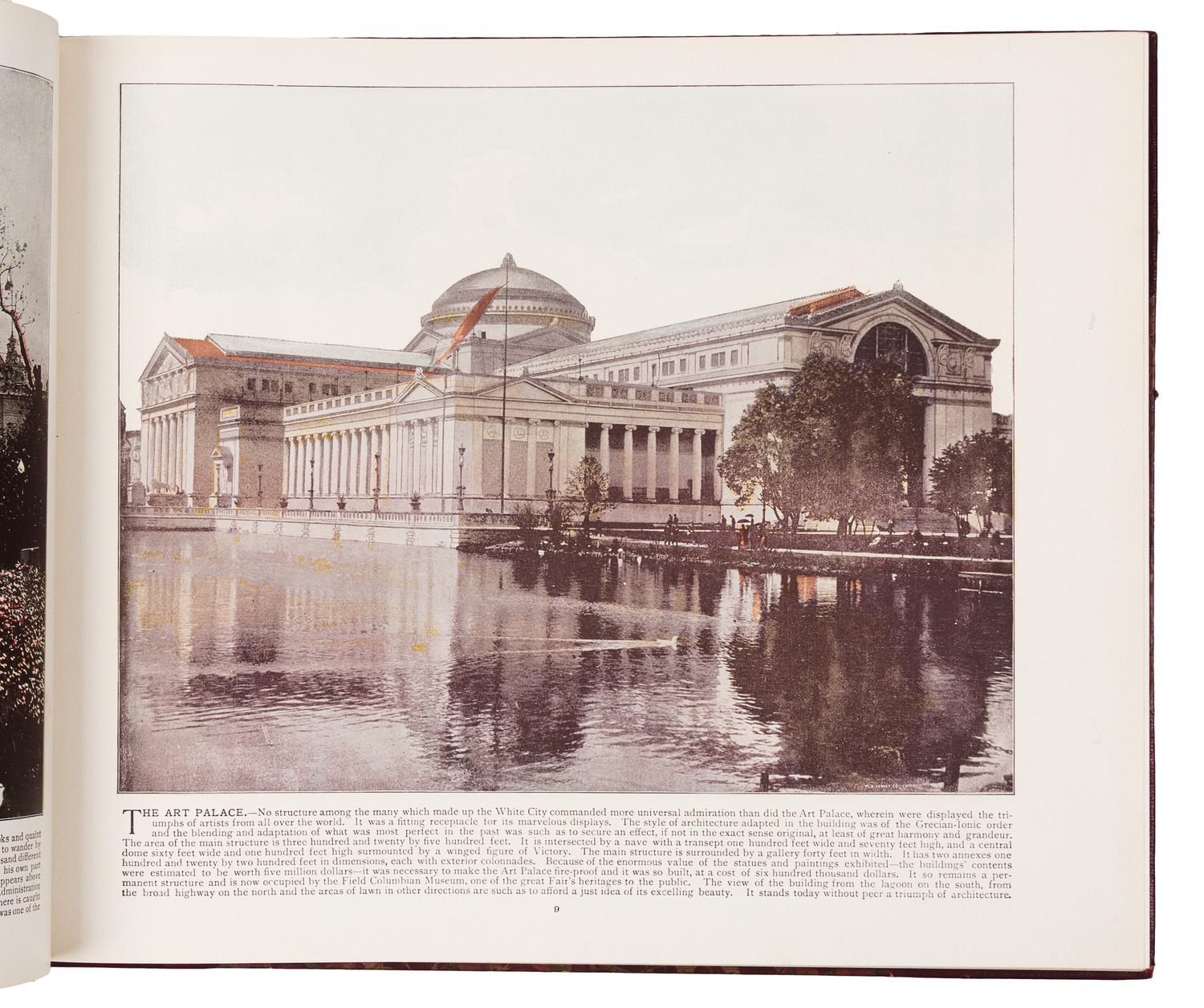 [COLUMBIAN EXPOSITION]. Collection of four works pertaining to the Columbian Expostion by various authors.