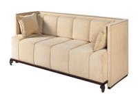 A Custom Velvet-Upholstered Sofa