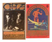 [MUSIC] -- [POSTERS]. MOSCOSO, Victor, GRIFFIN, Rick, HUNTER, George, and GREENE, Herb, artists. A group of 8 Family Dog posters from 1967, comprising: