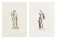 Two Neoclassical Engravings of Antique Statues