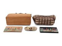 Five Designer Hand Bags: One Lambertson Truex, One Nancy Gonzalez, Two Lulu Guinness, One Valentino