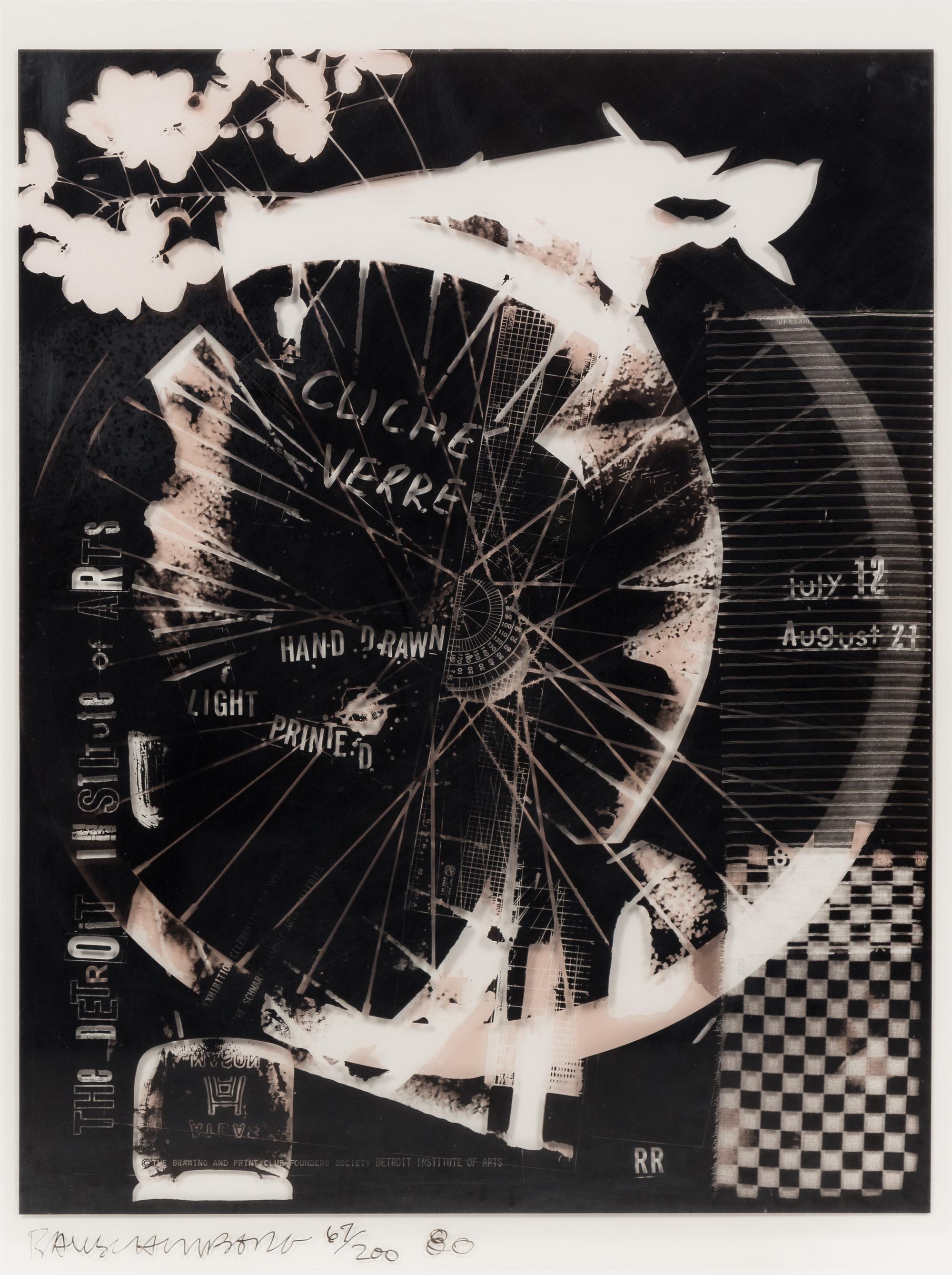 Robert Rauschenberg, (American, 1925-2008), Cliche Verre, 1980