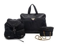 Three Prada Nylon Bags