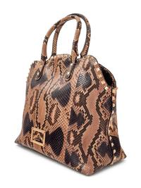 Valentino Brown Snakeskin Bag, 2000s