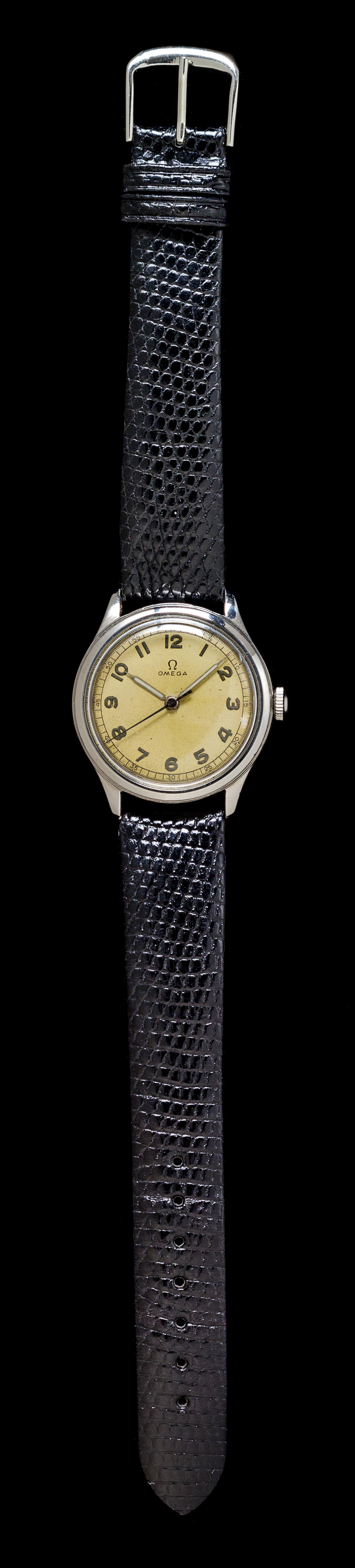 A Stainless Steel Ref. 2179/3 Wristwatch, Omega, Circa 1947,