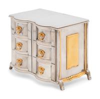A Yossi Swed Partial Gilt Silver Dresser Havdallah Set