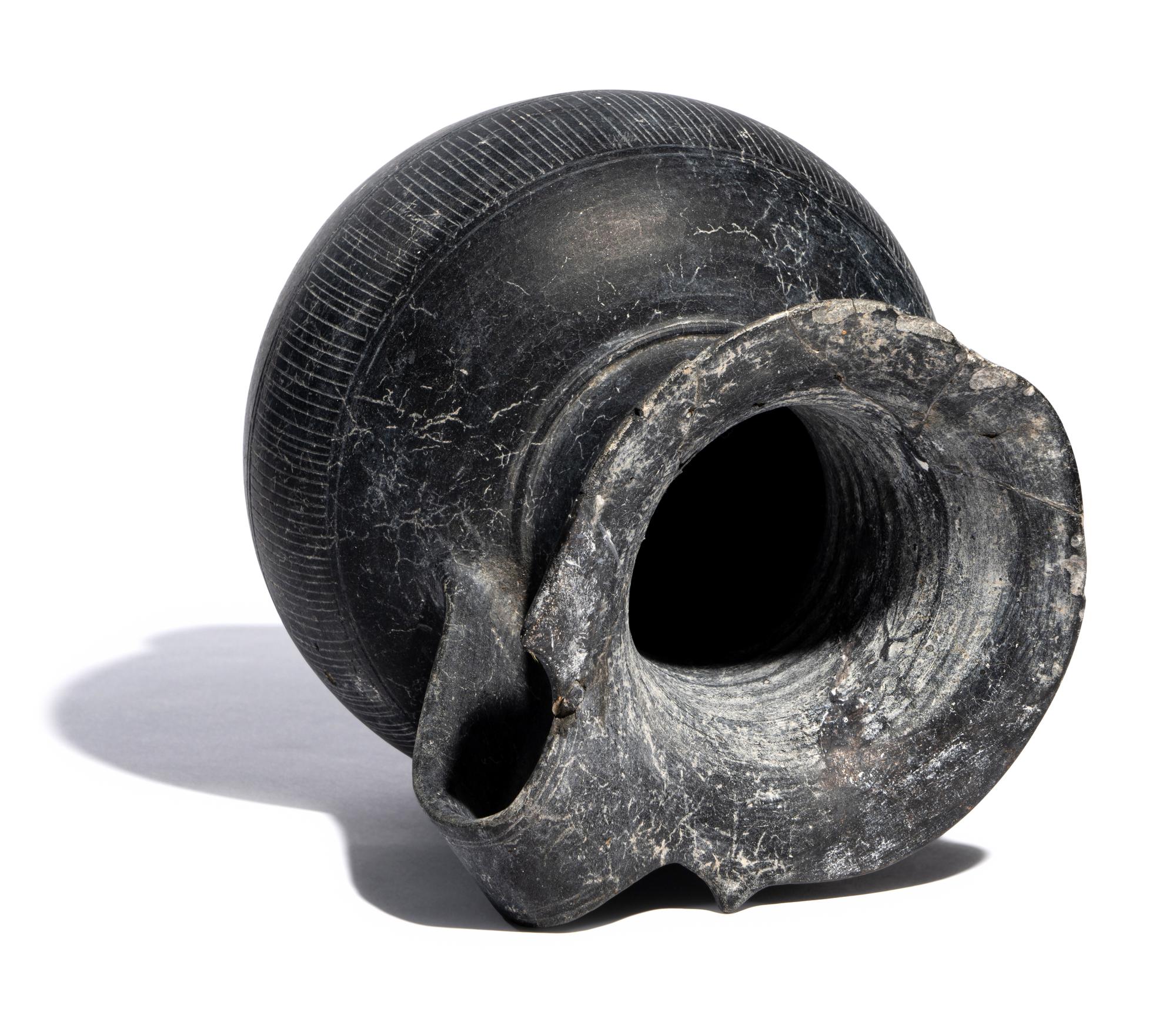 An Etruscan Bucchero Oinochoe
