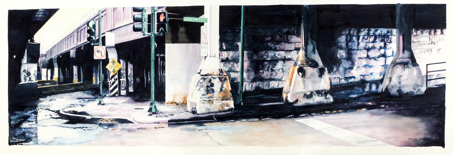 Steve Skinner, (American, 20th century), Courtland and Ashland, 1991