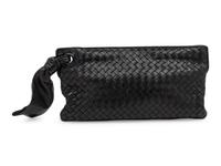 Bottega Veneta, Black Intrecciato Clutch