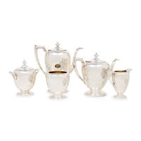 An American Silver Five-Piece Tea and Coffee Service