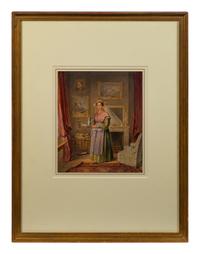 Serving Girl in an Interior , 1830s