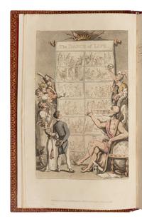 [Rowlandson, Thomas (1756-1827), illustrator]. -- Combe, William (1742-1823). The Dance of Life, A Poem . London: R. Ackermann, 1817.