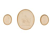 Sixteen Framed Groups of Grand Tour Plaster Intaglios