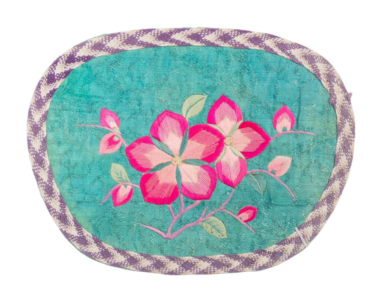 Five Chinese Embroidered Silk Articles
