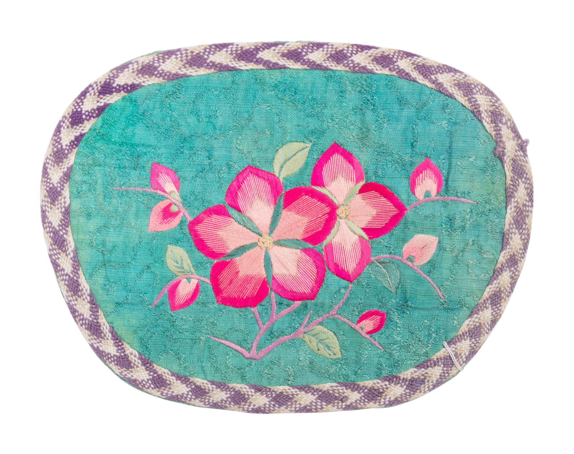 Five Chinese Embroidered Silk Articles