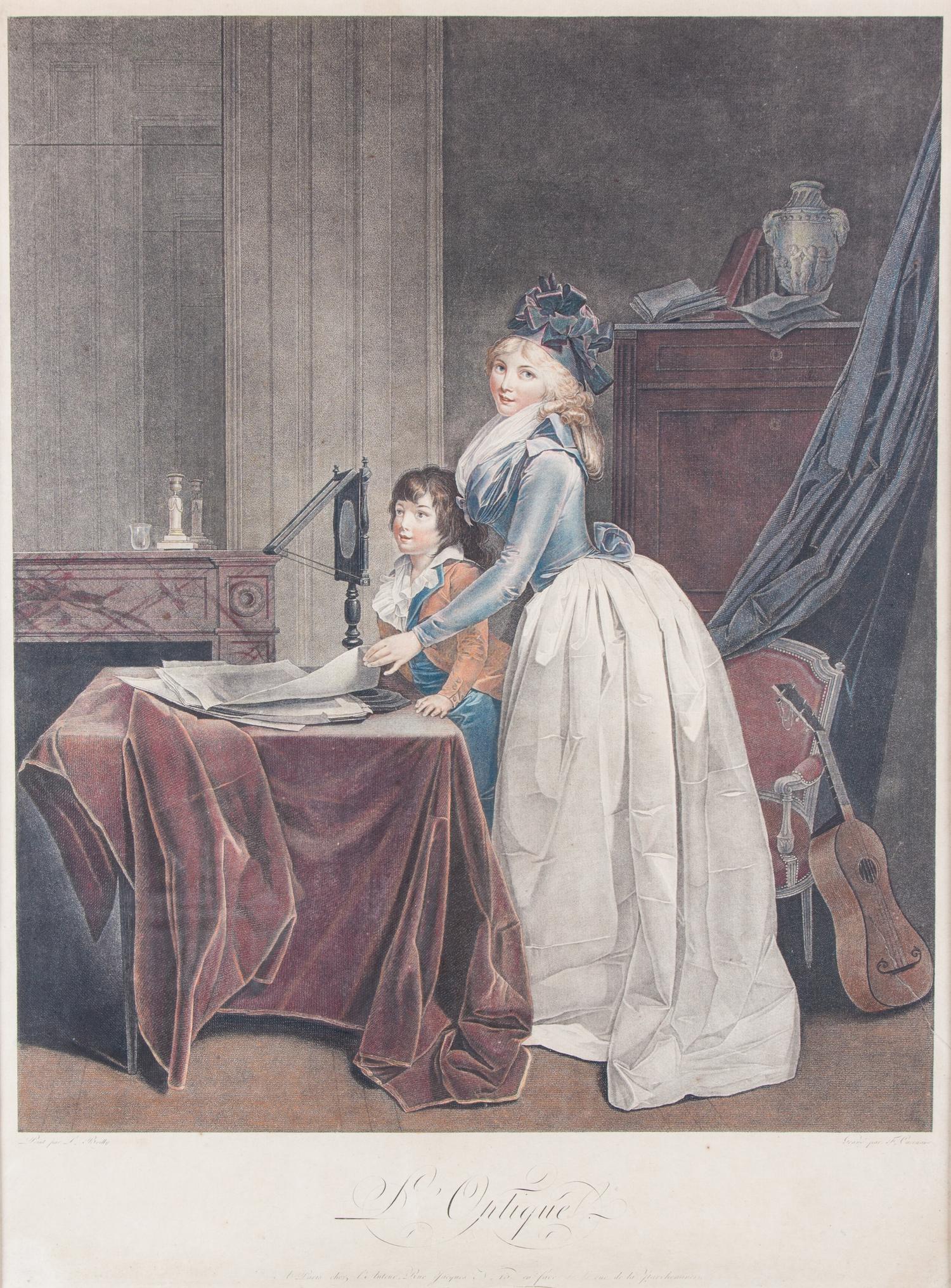After Louis-Leopold Boilly, (French, 19th century), L'Optique