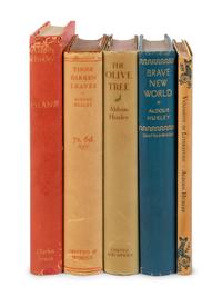 HUXLEY, Aldous (1894-1963). A group of 5 works, comprising: