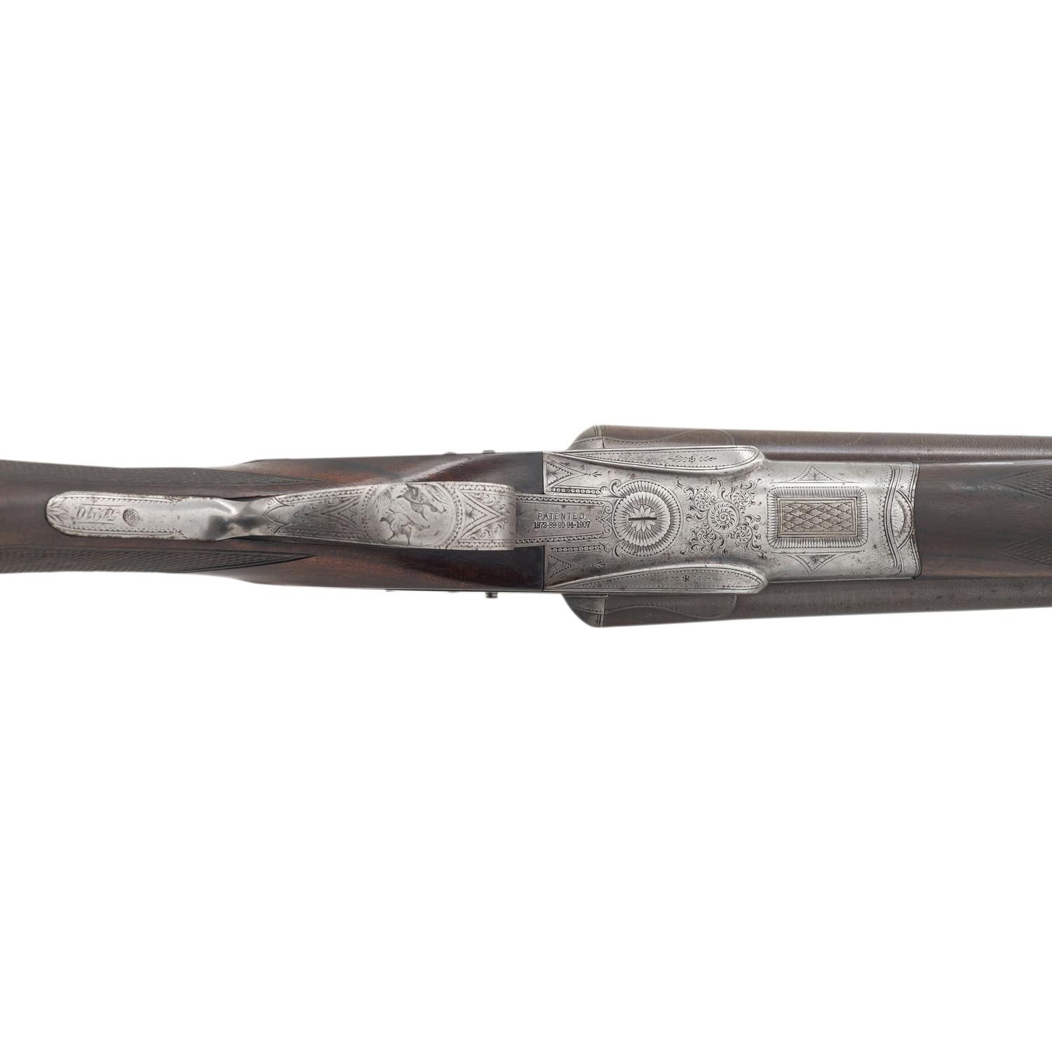 **High Quality C-Grade Lefever Arms Company SxS Hammerless with Damascus Steel Barrels