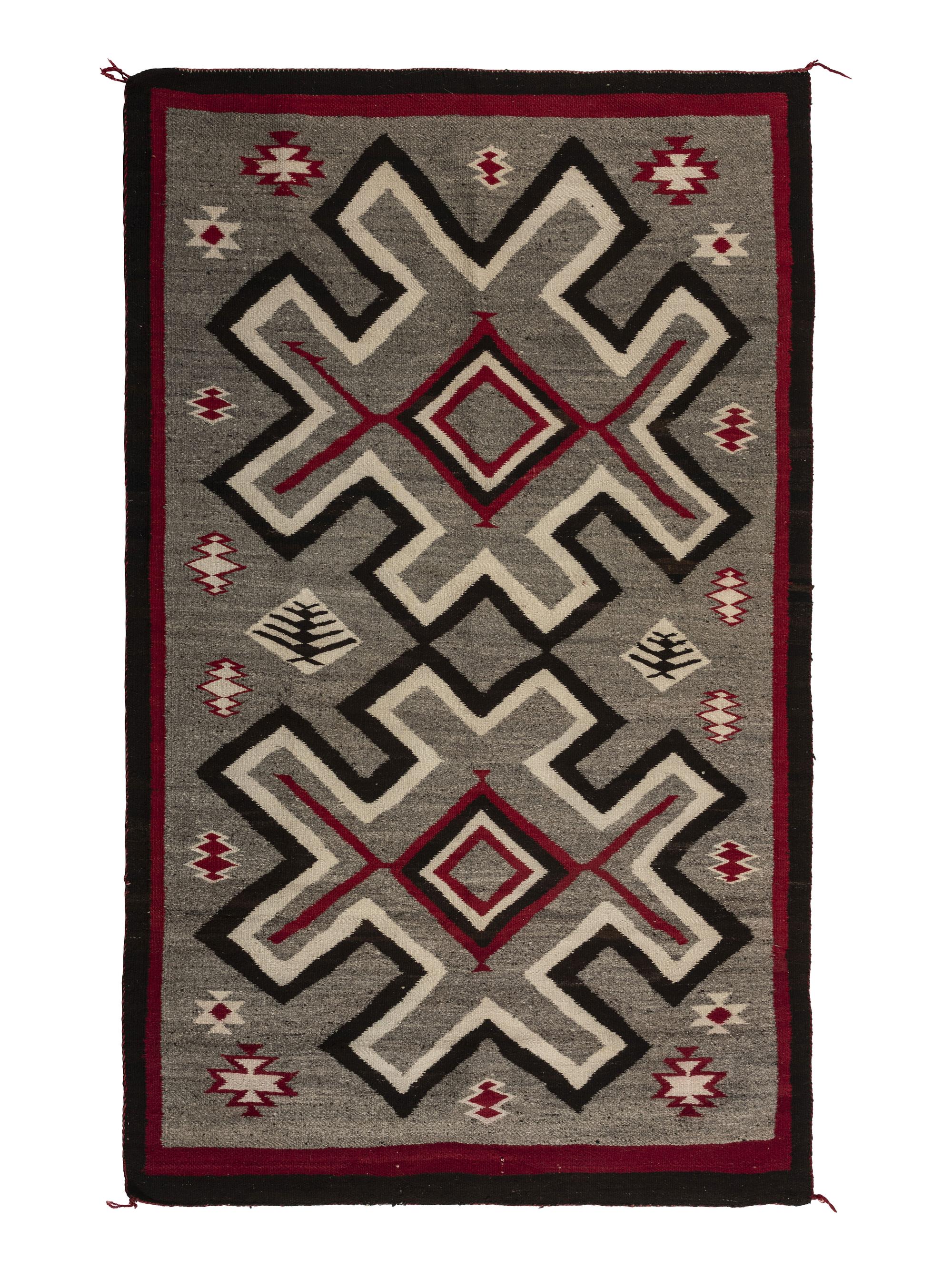 Navajo Crystal Pattern Weaving / Rug