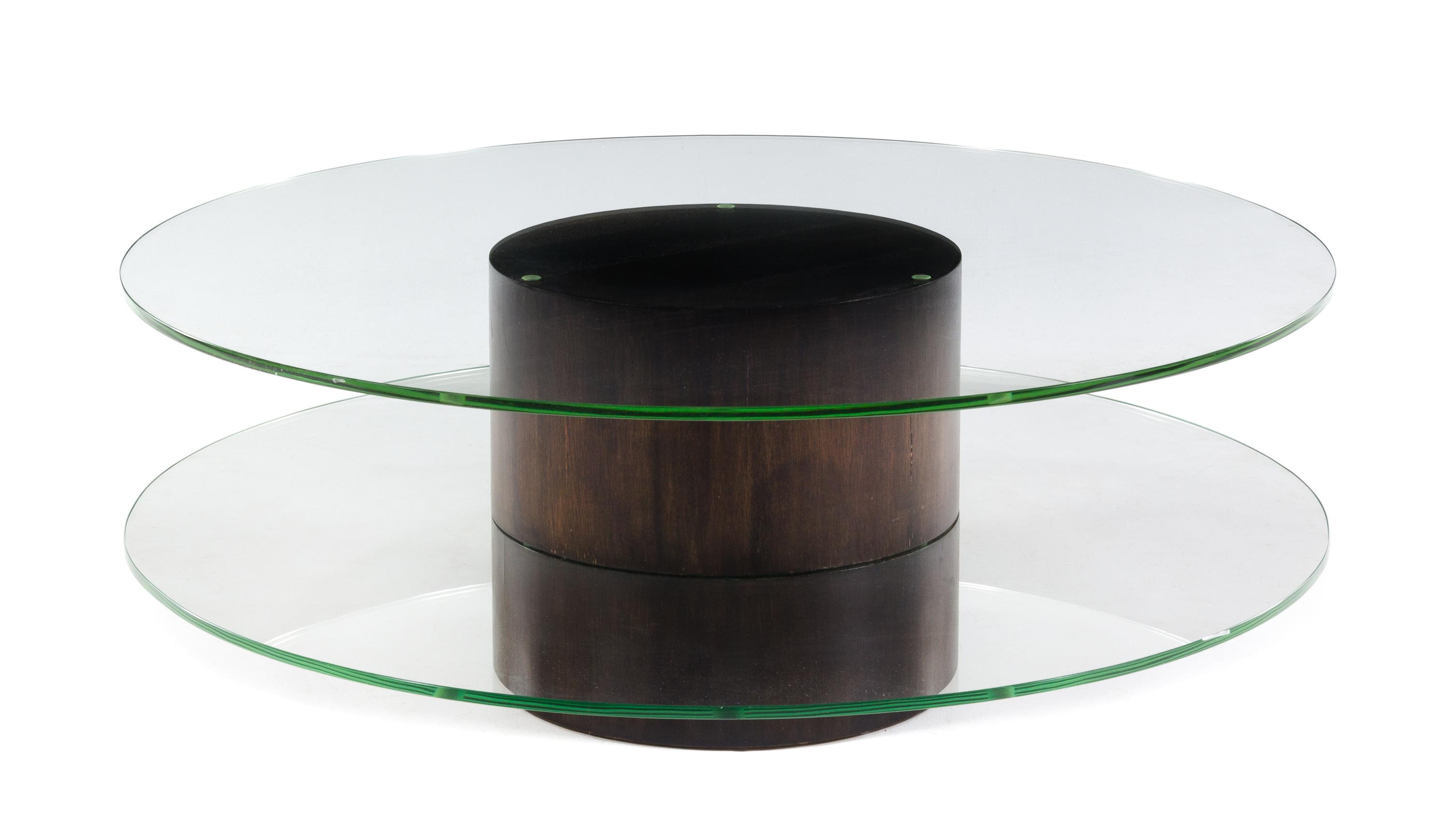 Attributed to Samuel Marx, (American, 1885-1964), two-tiered coffee table, c.1955 possibly for the Dr. Irving Stein Residence, Glencoe,