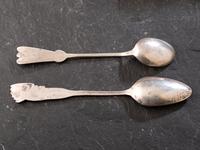 Pair of Early Navajo Spoons