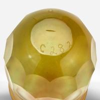 Tiffany Studios A Faceted Favrile Glass Vase or Tumbler, circa 1895