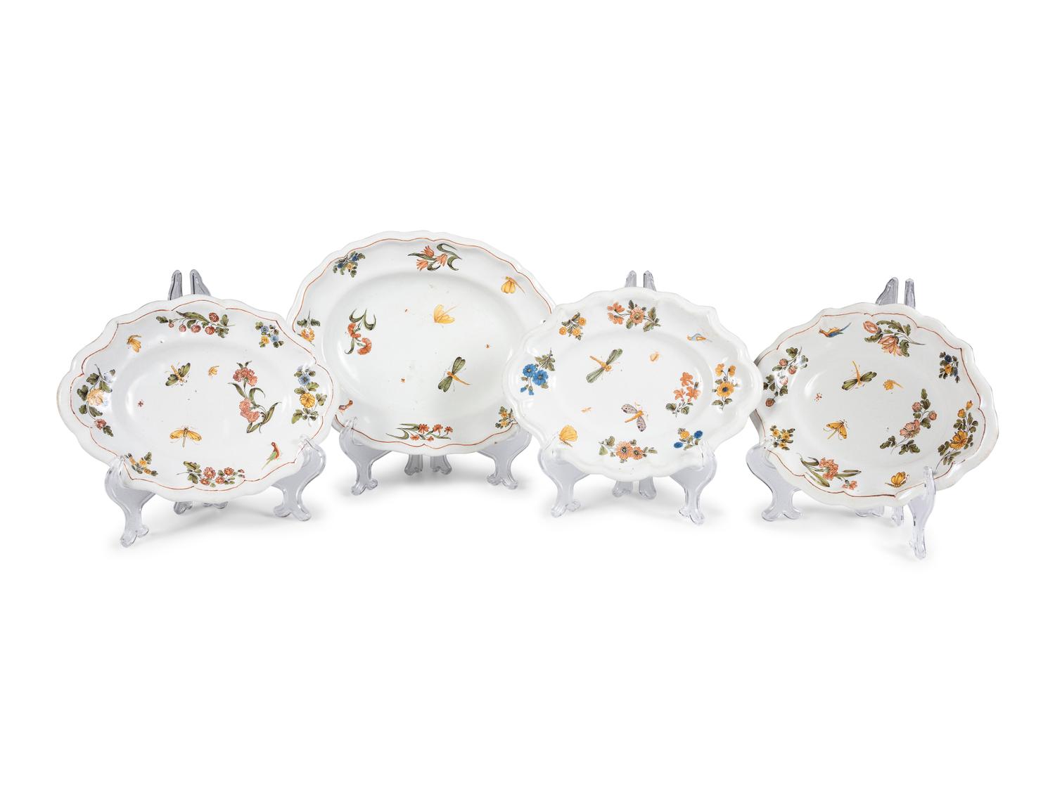 A Group of Quimper Faience Table Articles