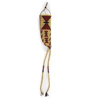 Plains Cree Double-Sided Buffalo Hide Knife Sheath