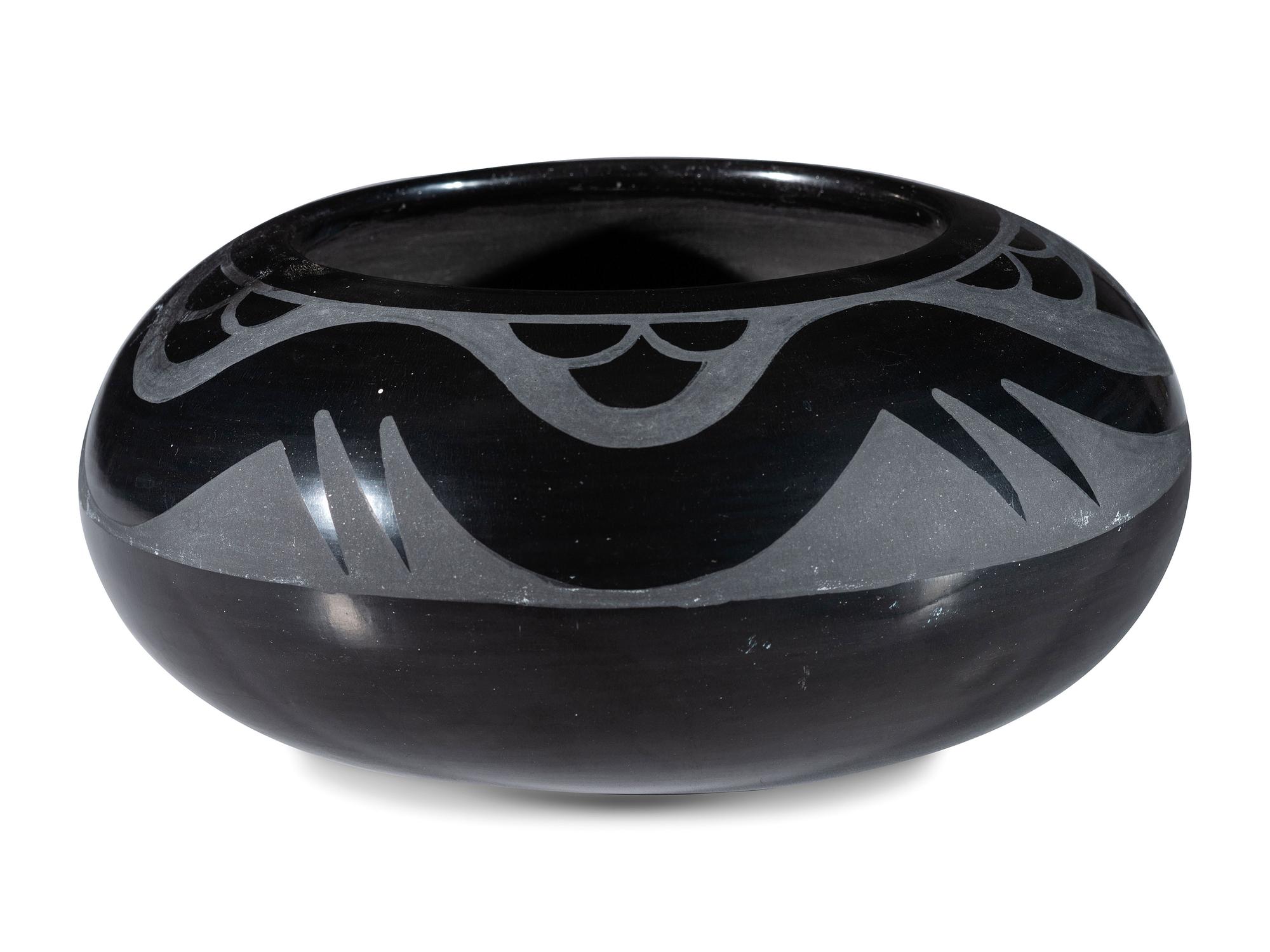 Blackware Pottery Jar