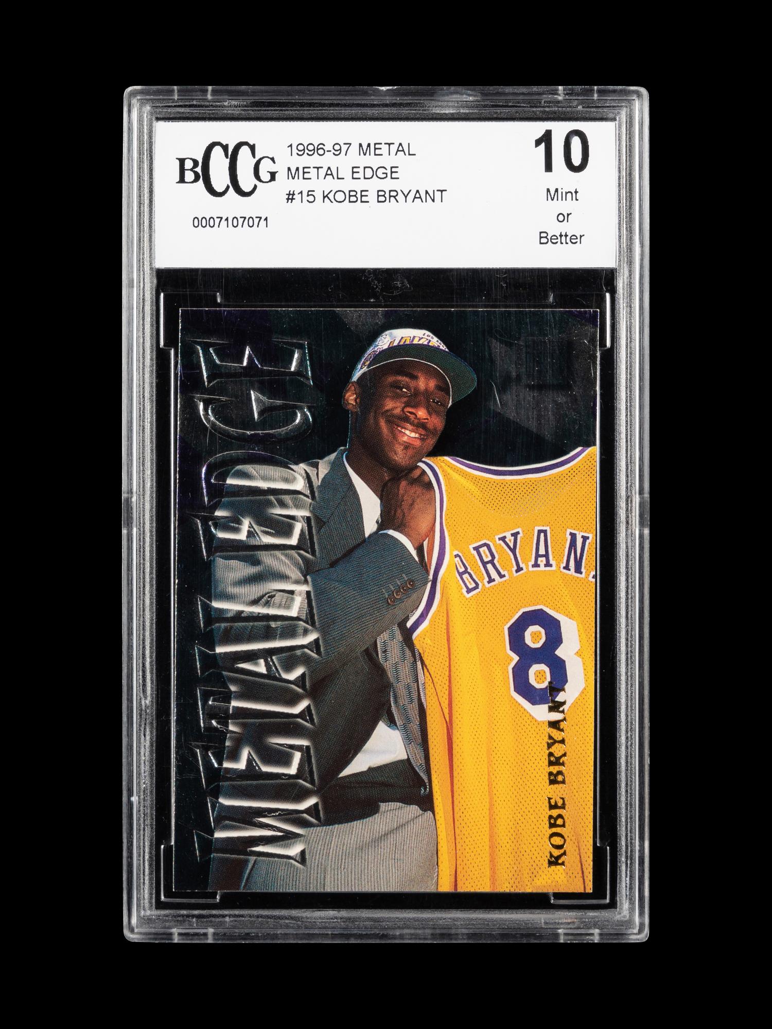 A Group of 1996-97 Fleer Metal Kobe Bryant Rookie Basketball Cards,