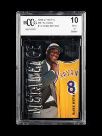 A Group of 1996-97 Fleer Metal Kobe Bryant Rookie Basketball Cards,