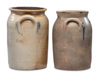 Two Three-Gallon Stoneware Crocks