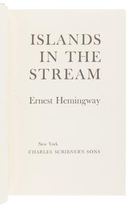 HEMINGWAY, Ernest. A group of 3 FIRST EDITIONS, comprising: