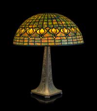 An American Bronze Leaded Table Lamp