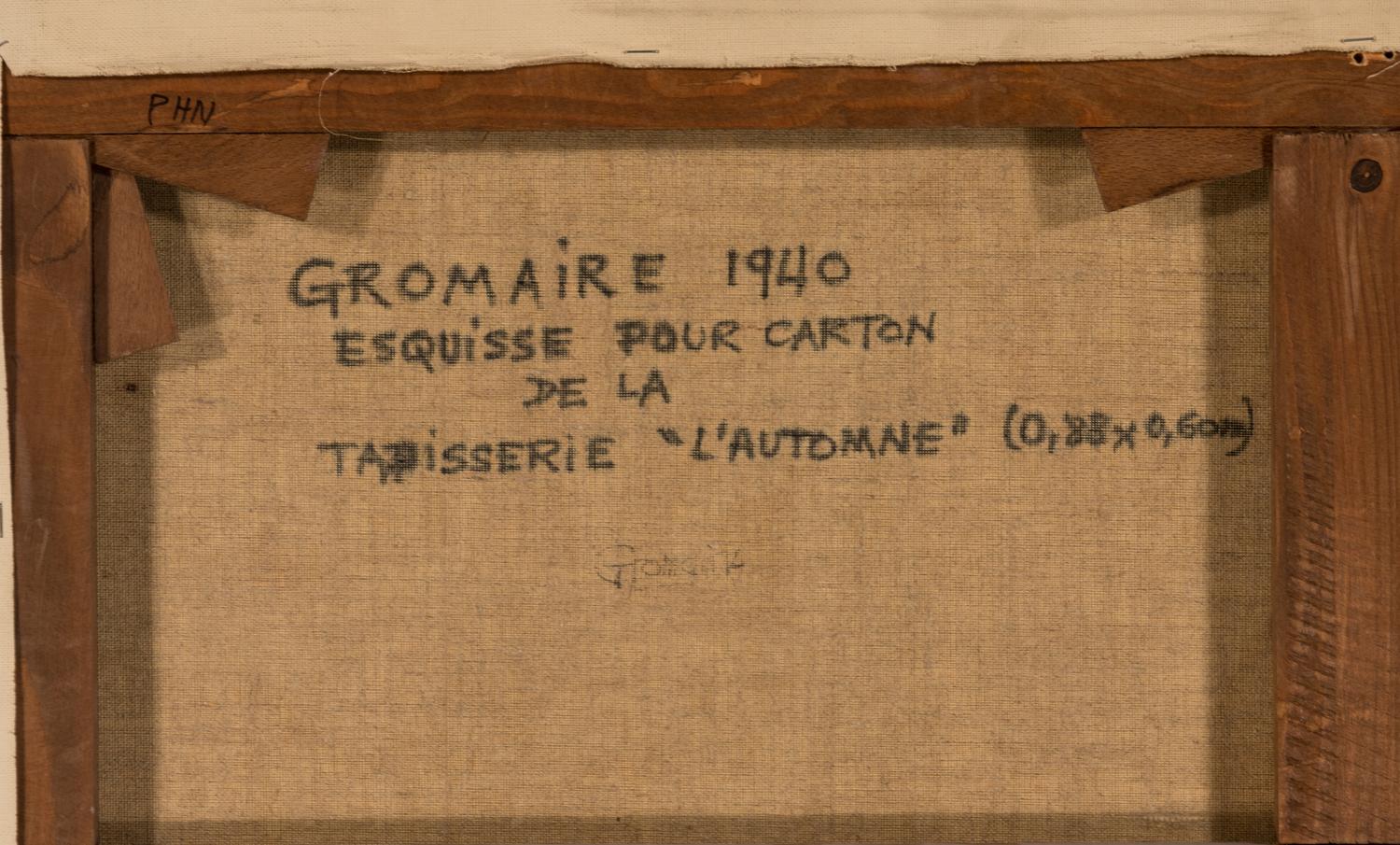 Equisse pour carton de la tapisserie "l'Automne , " 1940