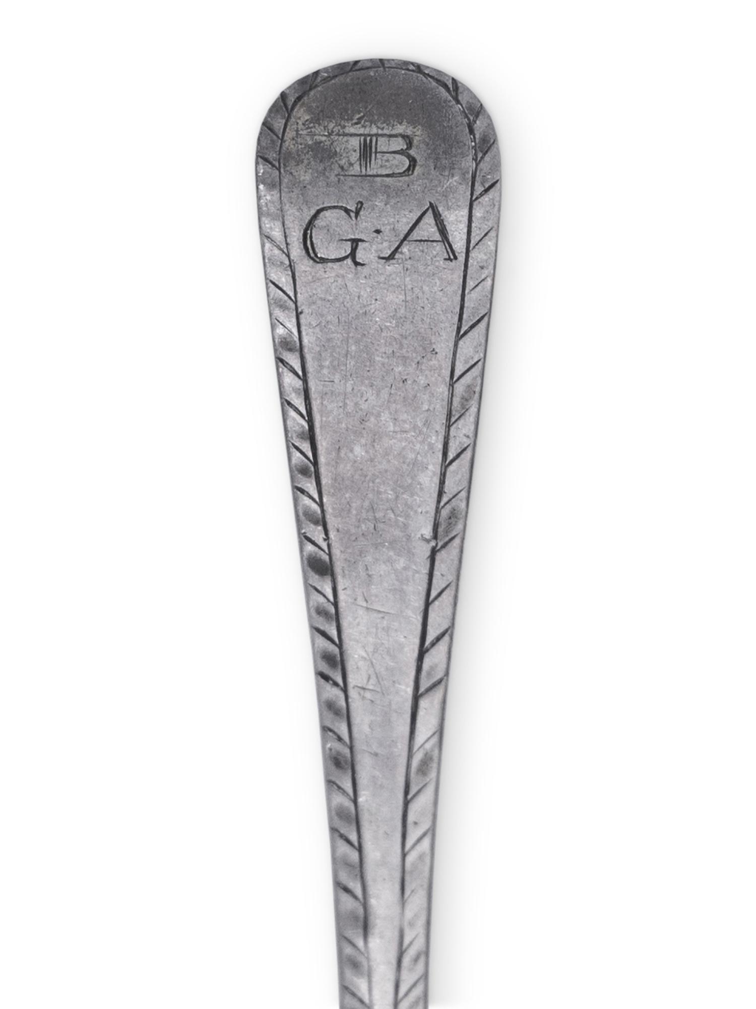 An American Silver Teaspoon