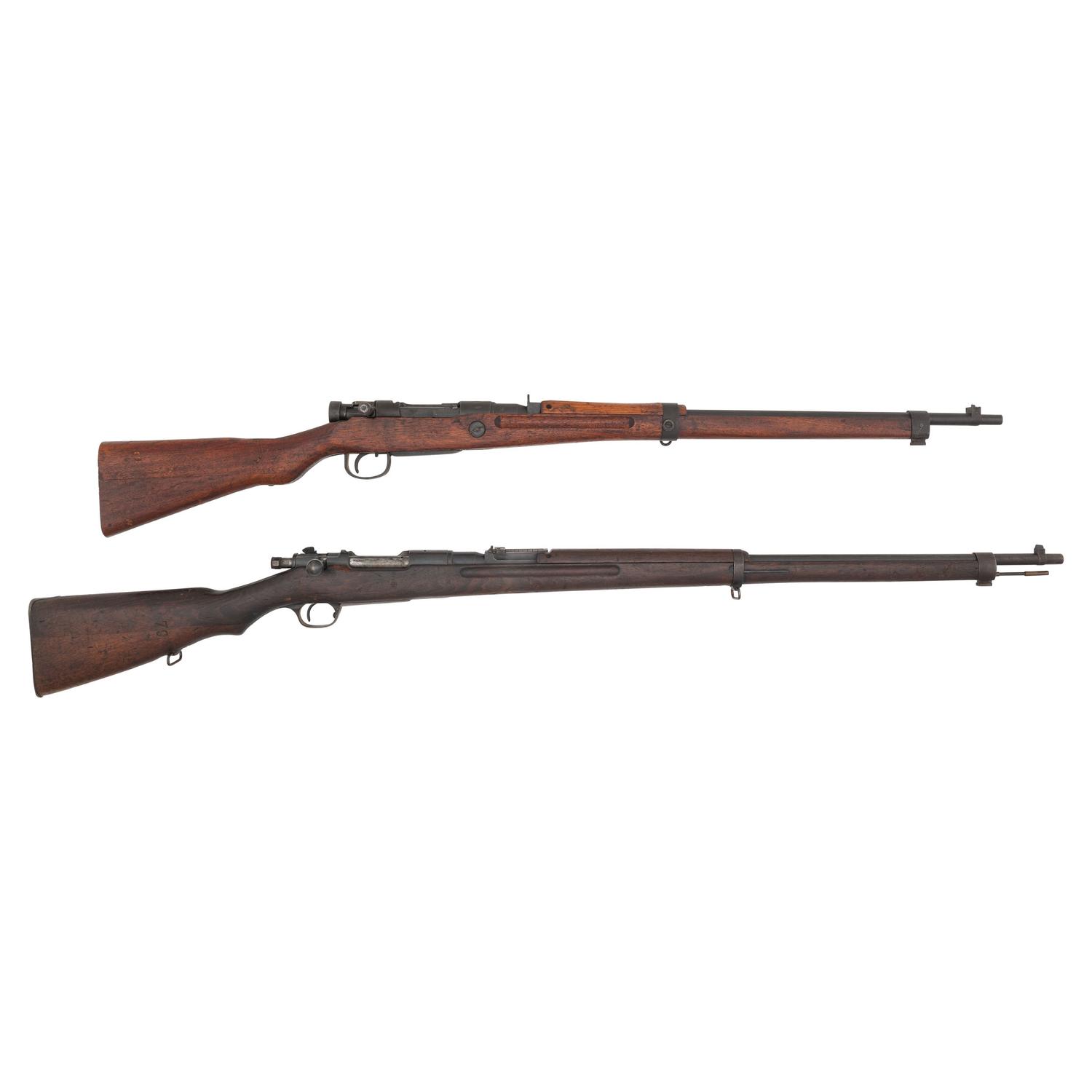 ** Japanese School Gun Built on Type 30 Arisaka Rifle Action and Type 99 Last Ditch Rifle