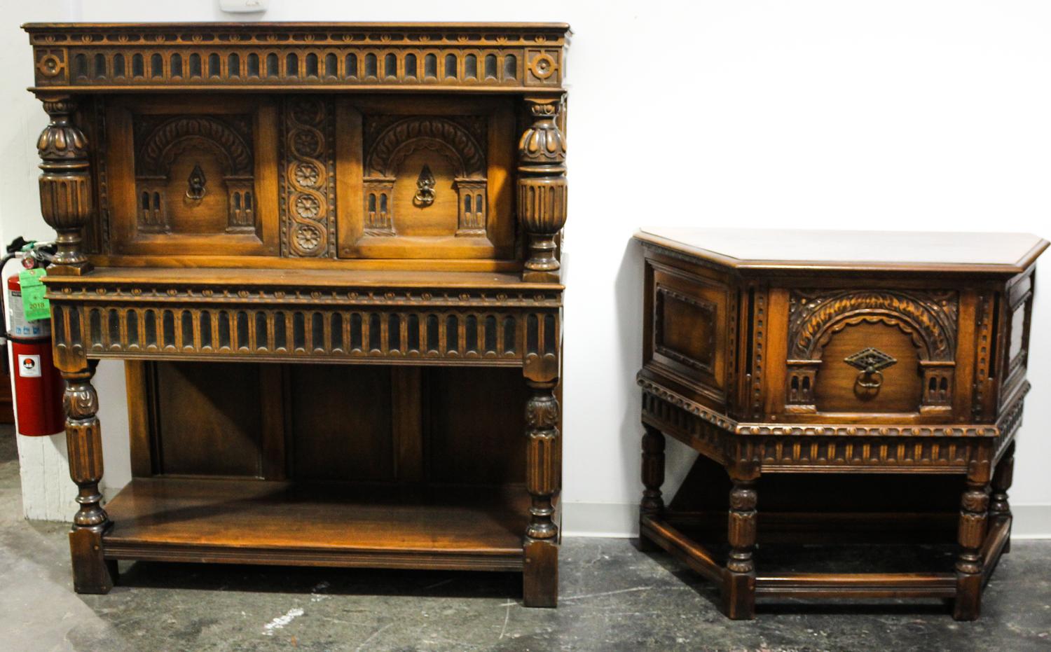 An American Dining Room Suite Height of cabinet 54 1/4 inches. — KITTINGER, EARLY 20TH CENTURY
