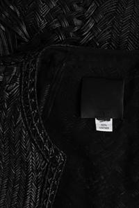 Chado Ralph Rucci Braided and Woven Leather Jacket