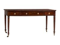 A George III-Style Mahogany Library Table