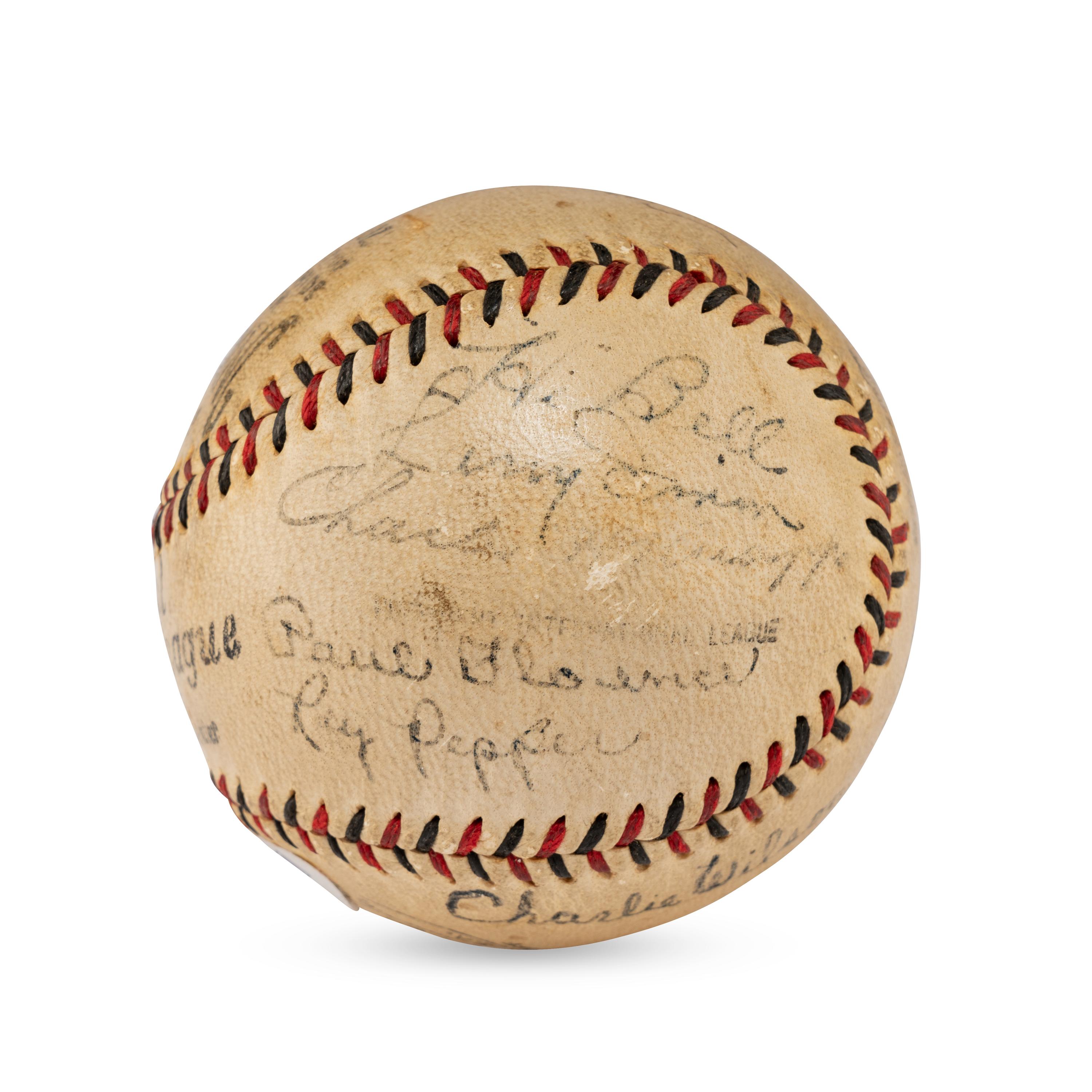 A 1929-32 St. Louis Cardinals and St. Louis Browns Multi Signed Autograph Baseball Featuring George Sisler (PSA Authenticated)