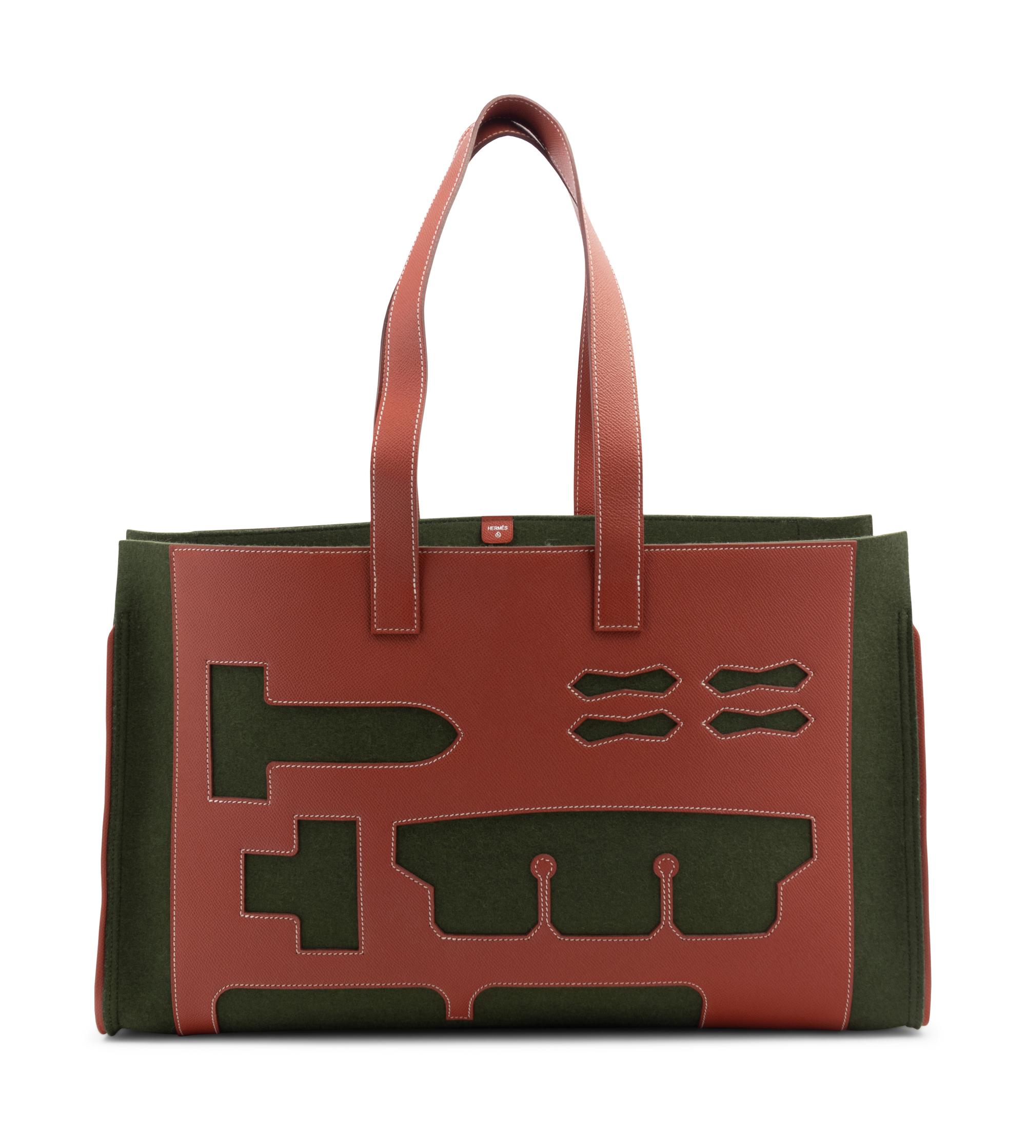 Hermès Petit H Decoupe Cabas MM Bag, 2017