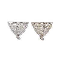ART DECO, DIAMOND BROOCHES