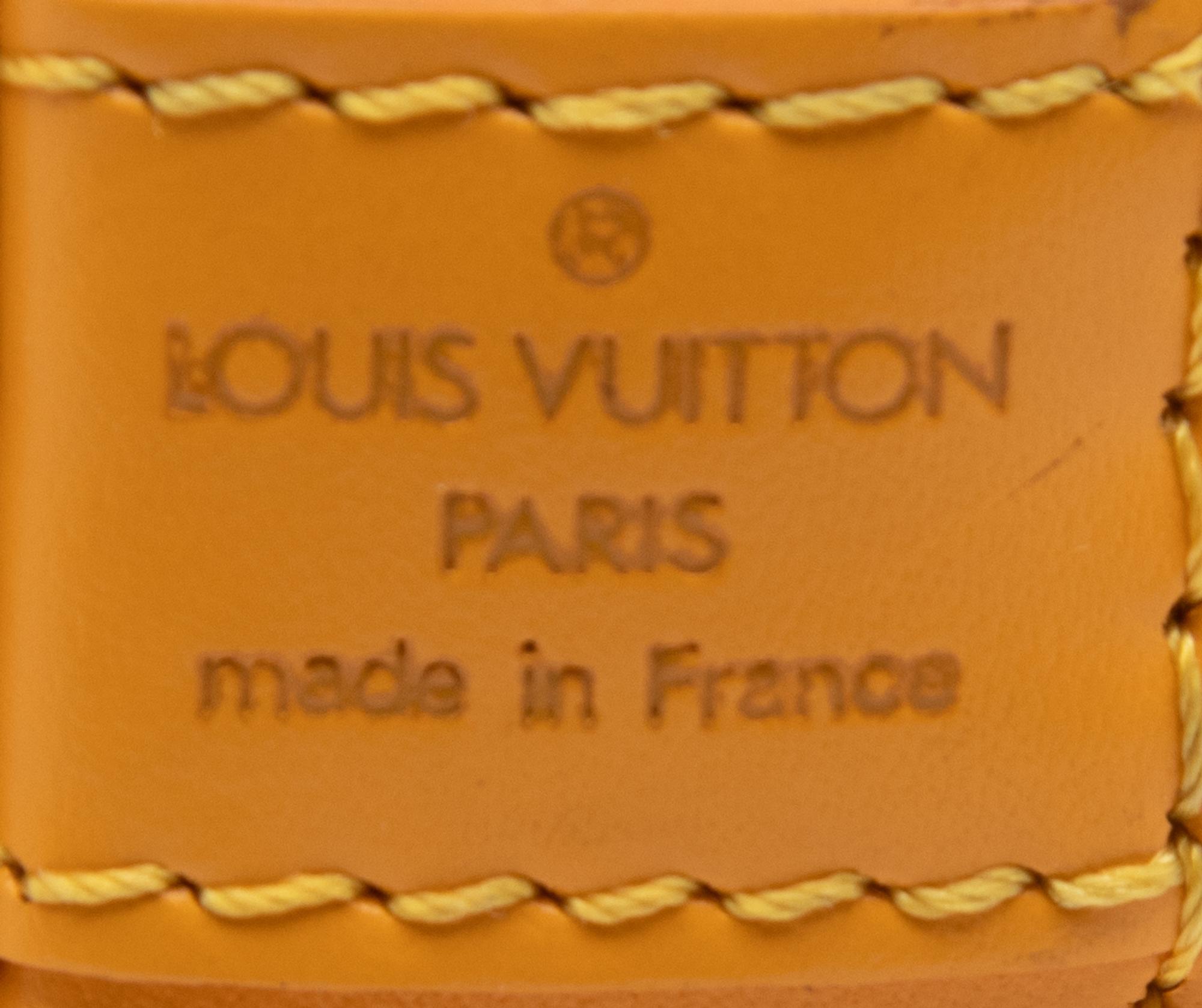 Louis Vuitton, Yellow Epi Leather Alma Handbag